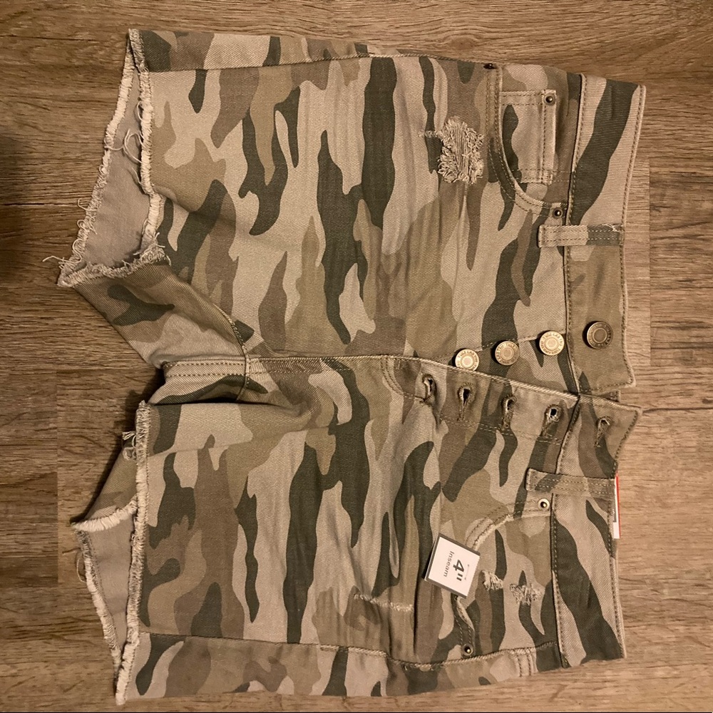 Camouflage shorts new with tags